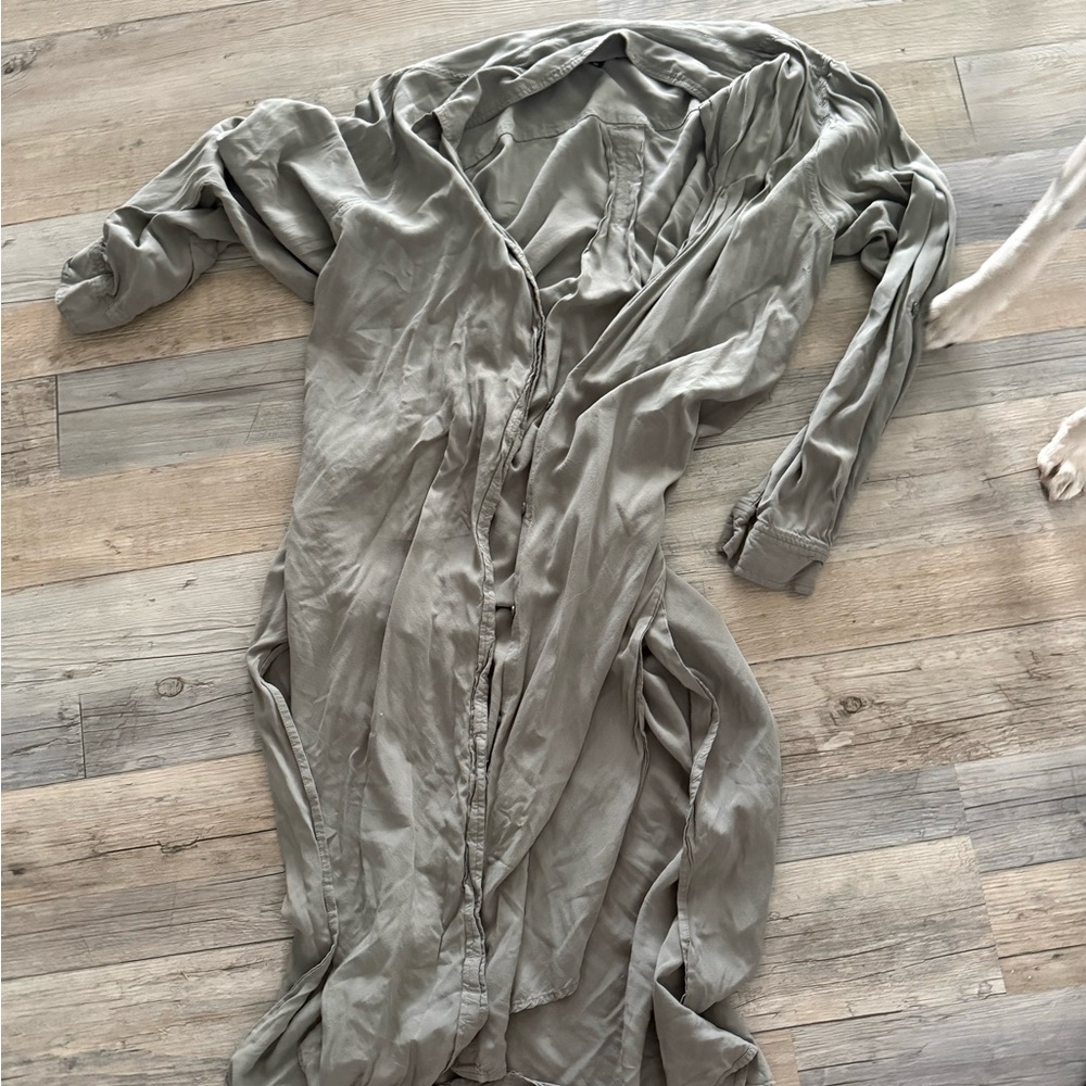 Savvi Gray Long Sleeve Cardigan